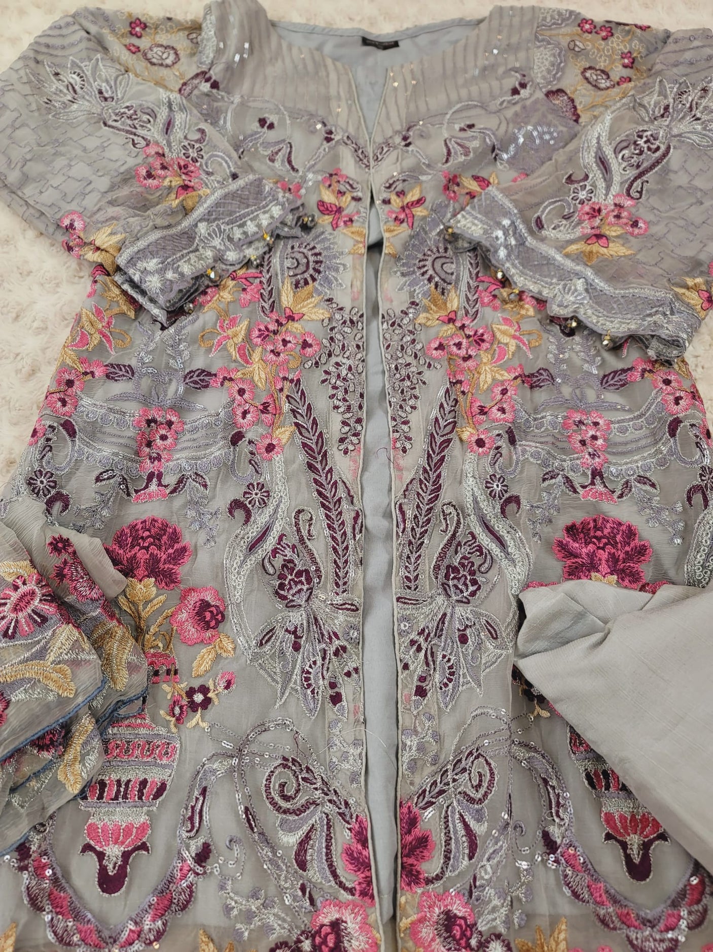 Pakistani Stitched Embroidery Party Wear Dresses Ready To Ship