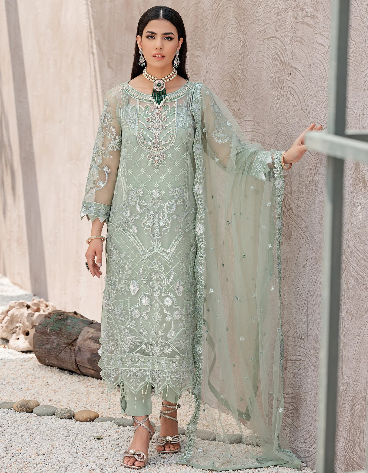 Nafasat By Emaan Adeel Embroidered Chiffon Collection