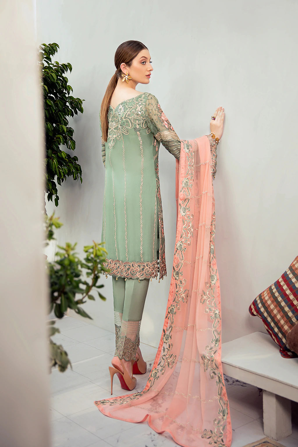 Rangoon By Ramsha Luxury Chiffon Embroidered Collection -100% Original Guaranteed