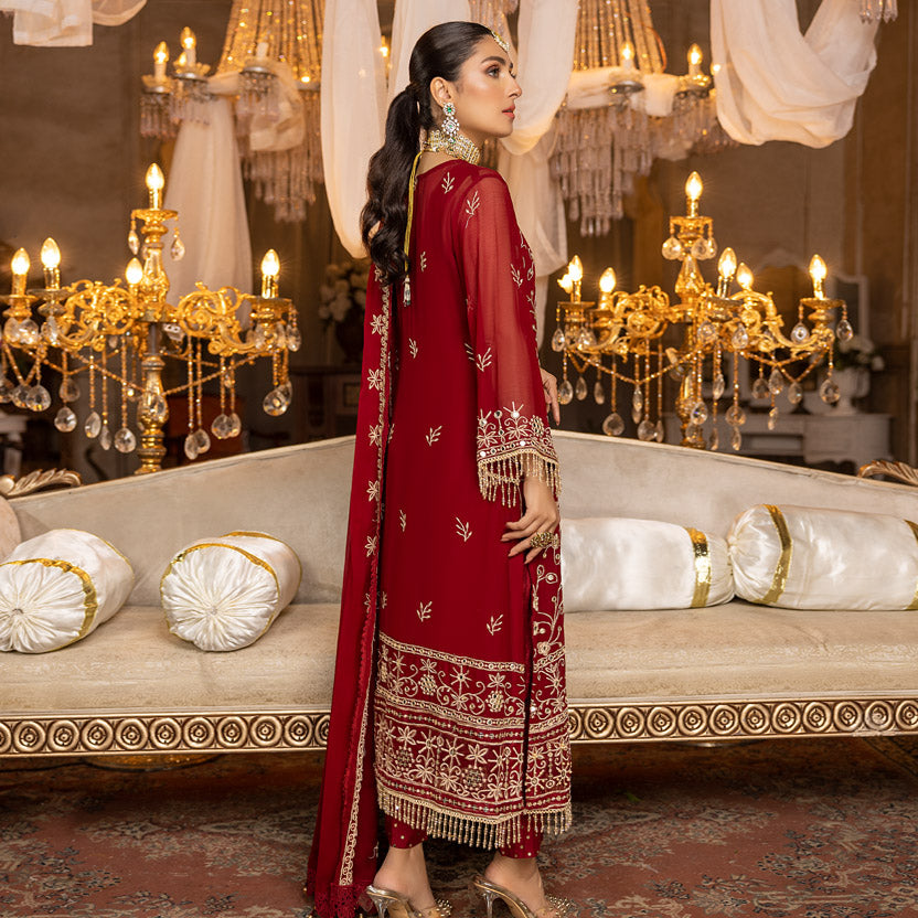 Merakish Chiffion By Shahzeb Textile Luxury Embroidered Collection 100% Original