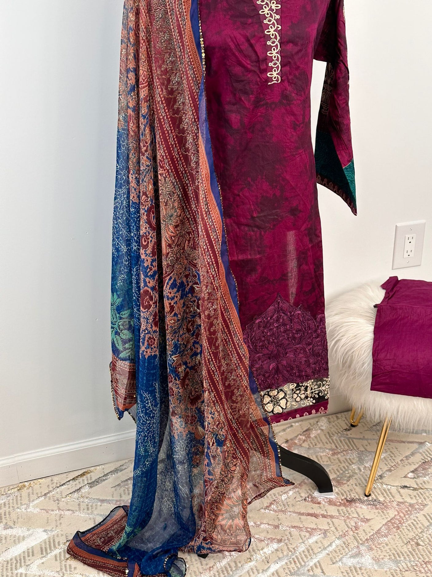 Pakistani Embroidered Lawn ready to ship