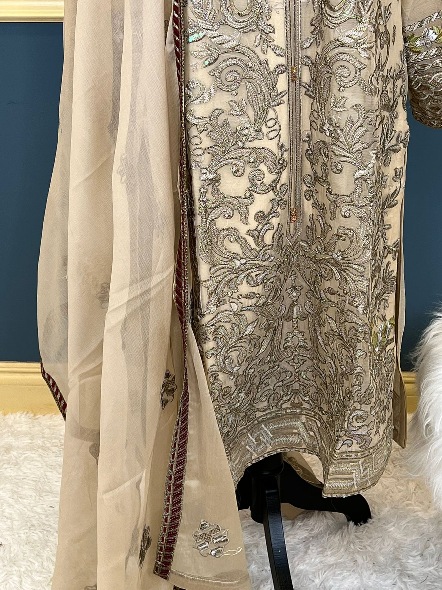 Pakistani Stitched Embroidery Party Wear Dresses Ready To Ship