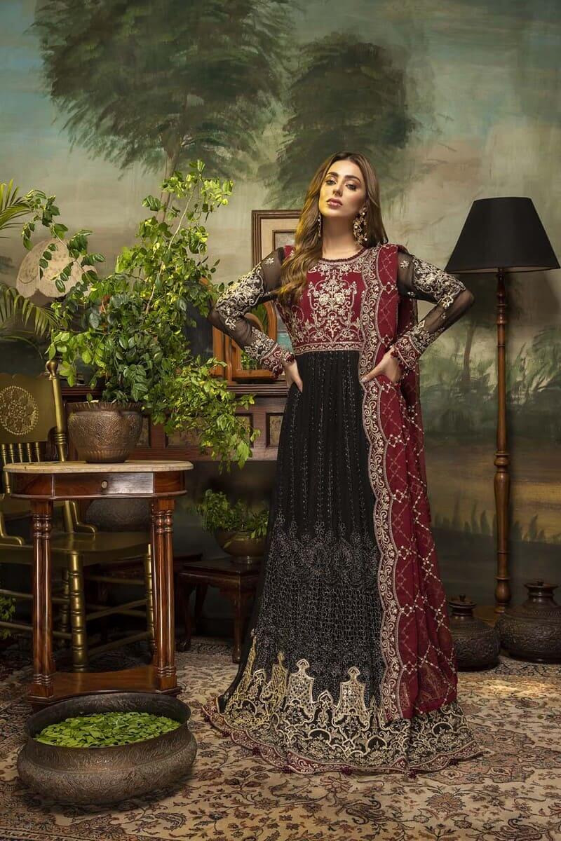 Adan Libas Guzarish Chikankari Luxury Chiffon Embroidered Collection 2021 -100% Original Guaranteed