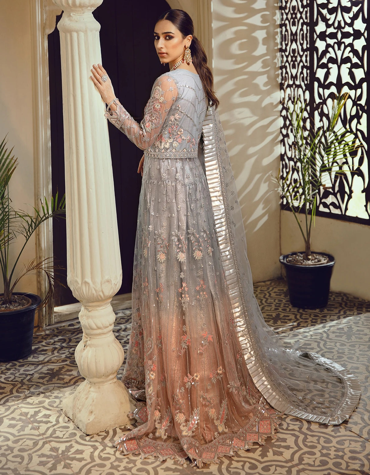 Belle Robe by Emaan Adeel Luxury Chiffon Embroidered Collection 100% Original Guaranteed