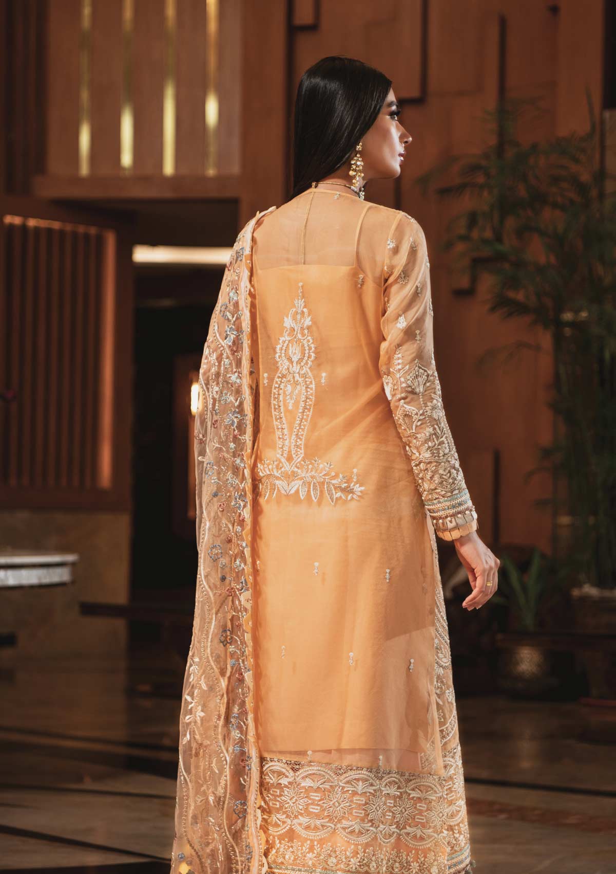 AIK Embroidered Chiffon Collection-100% Original Guaranteed