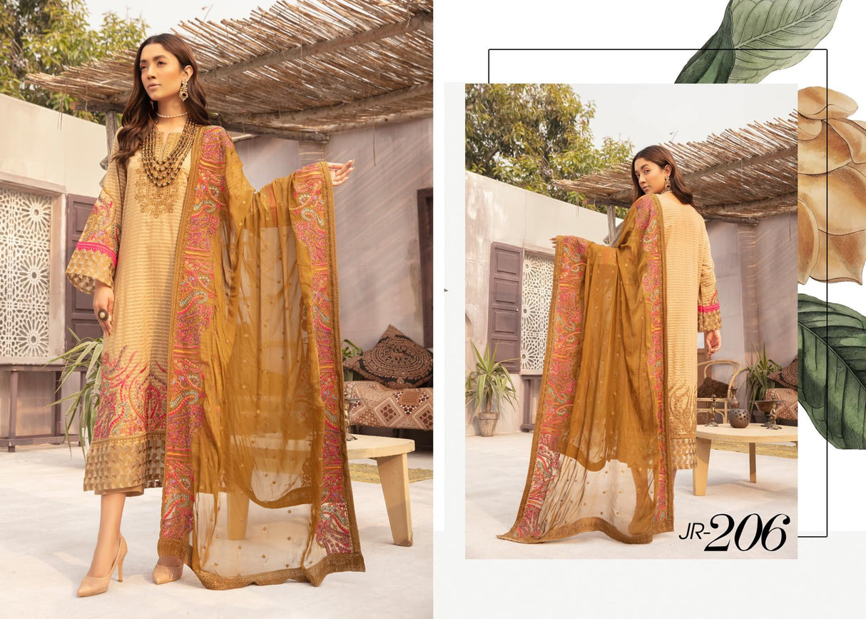 NAMAEESH by Johra Embroidered Lawn Collection 2021 -100% Original Guaranteed