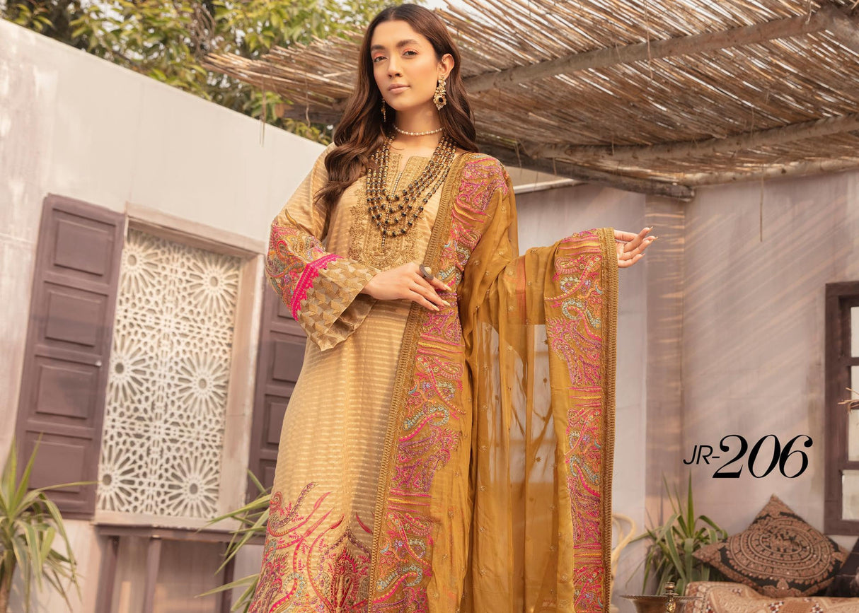 NAMAEESH by Johra Embroidered Lawn Collection 2021 -100% Original Guaranteed