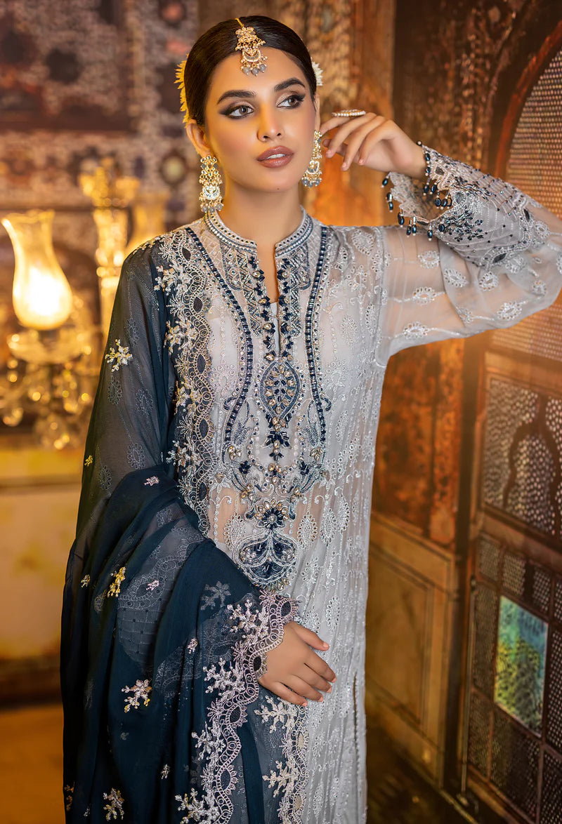 Adan's Libas Ravia Schiffli Embroidered Chiffon Collection