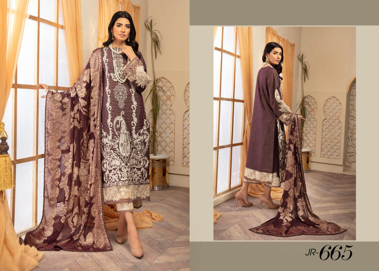 JHALAK by Johra Embroidered Lawn Collection 2021 -100% Original Guaranteed