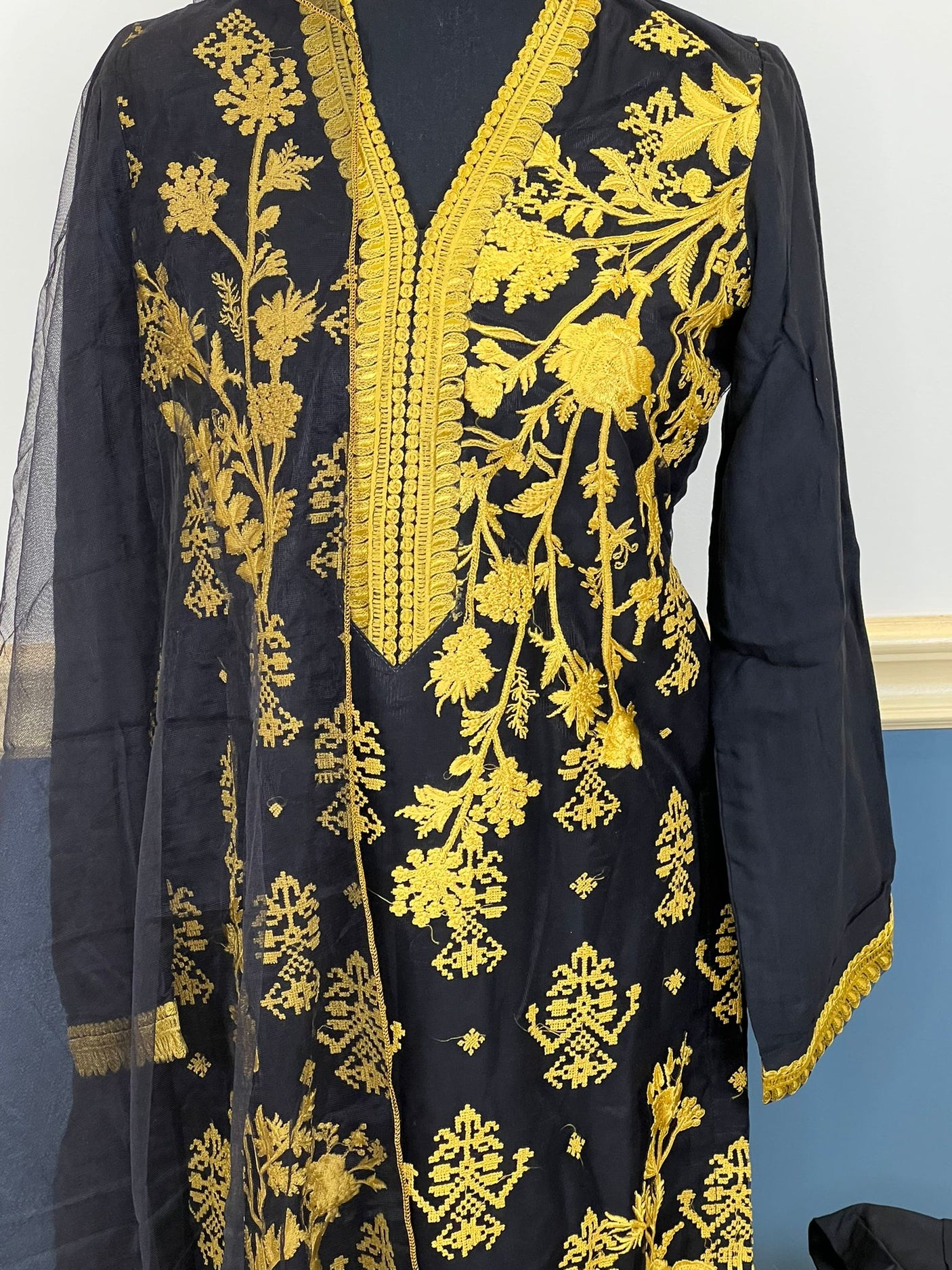 Pakistani Stitched Embroidery Party Wear Dresses Ready To Ship