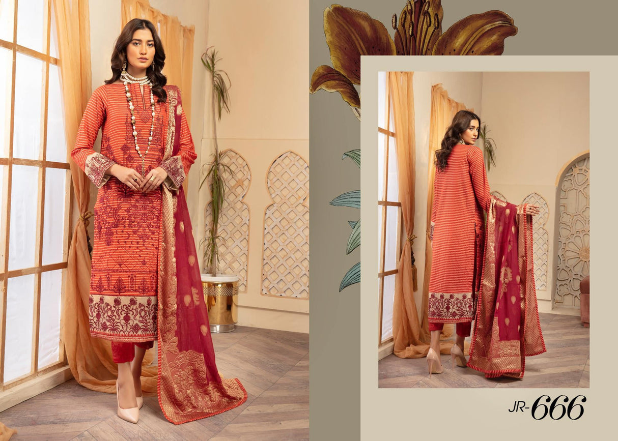 JHALAK by Johra Embroidered Lawn Collection 2021 -100% Original Guaranteed