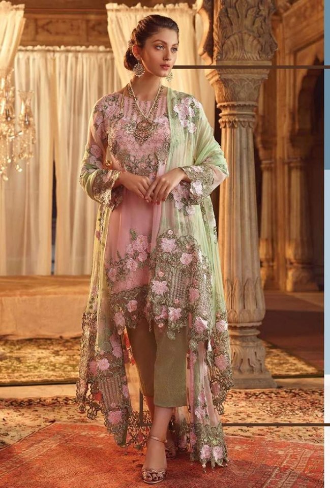 Pakistani Stitched Embroidery Party Wear Dresses Ready To Ship