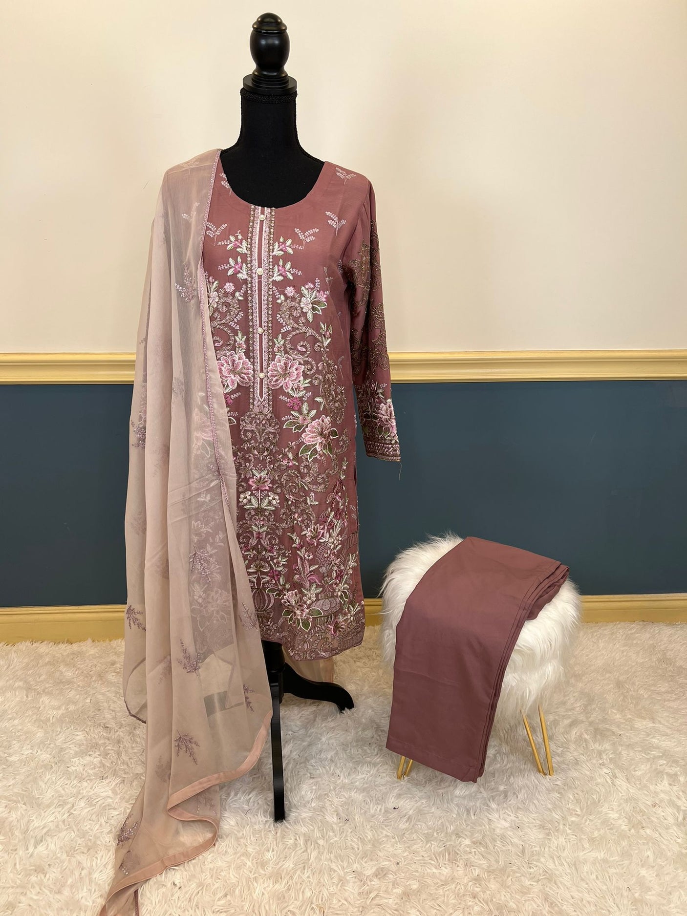 Pakistani Embroidered Party wear Ready To Ship