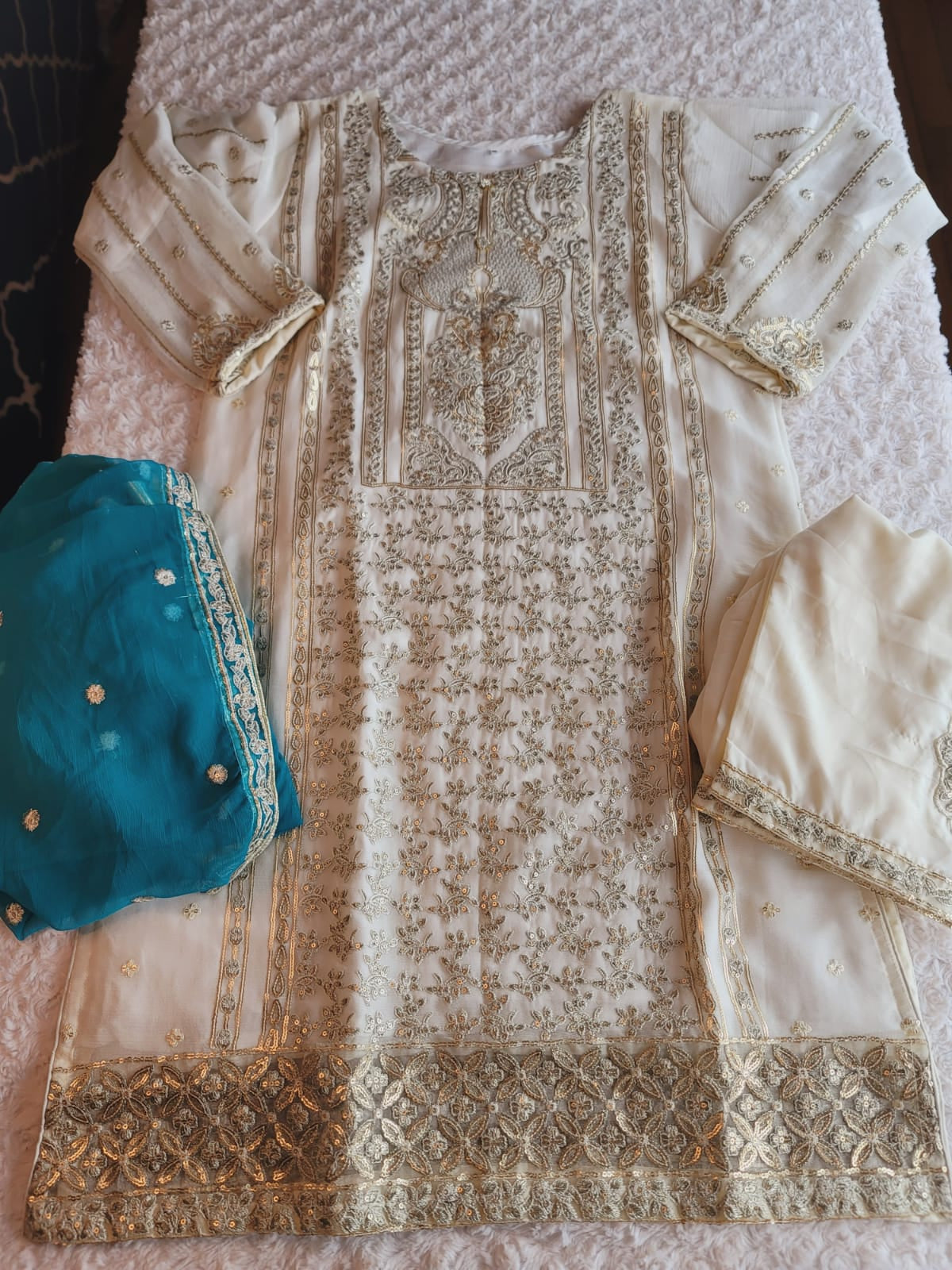 Pakistani Stitched Embroidery Party Wear Dresses Ready To Ship