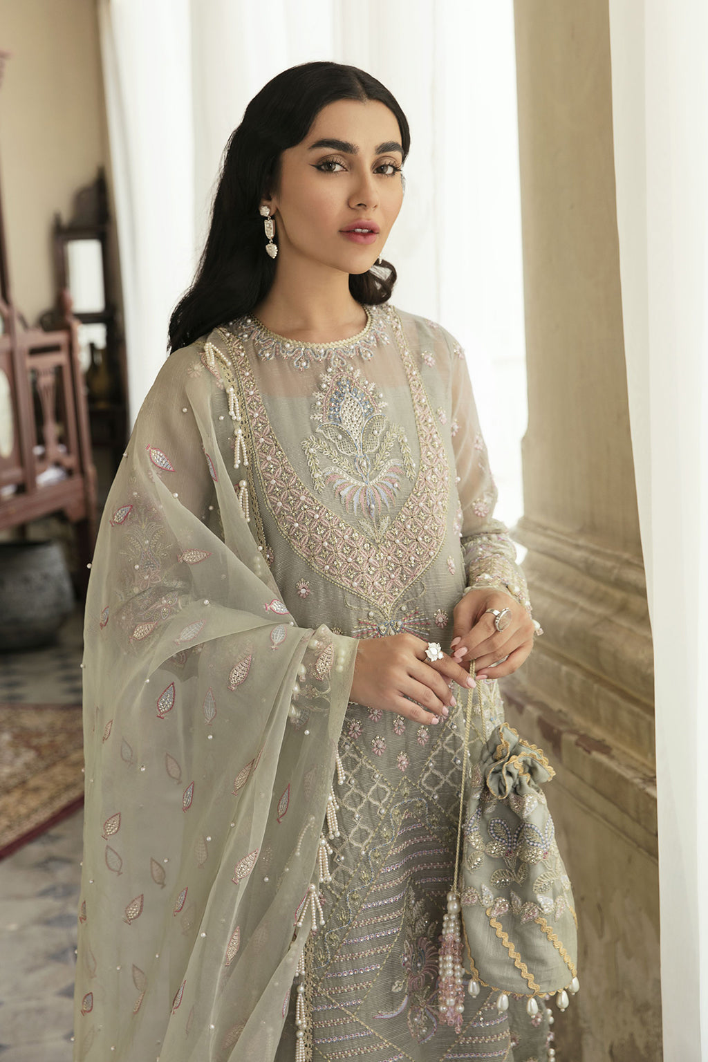 Dhoop Kinara By Afrozeh Embroidered Chiffon Collection
