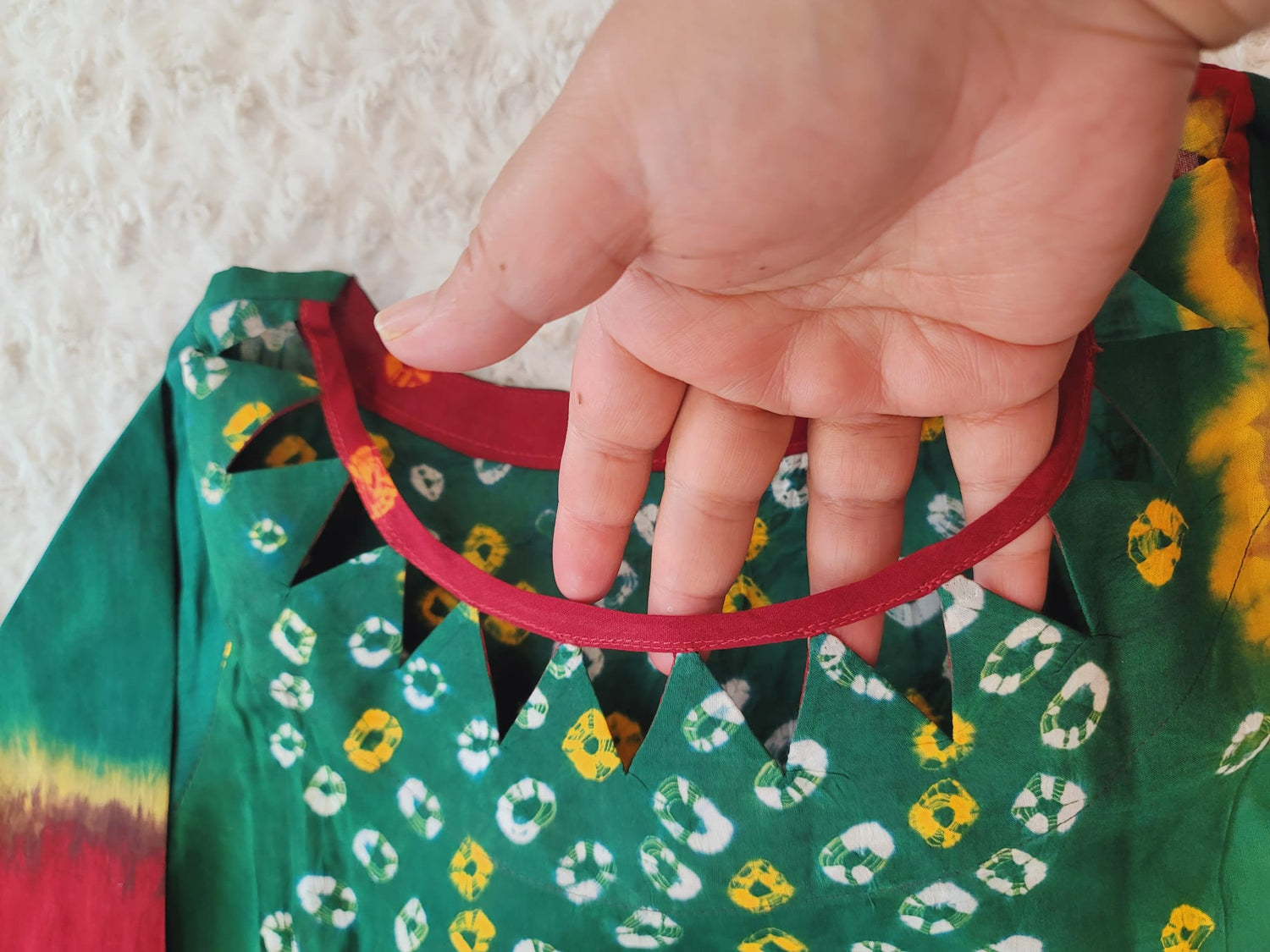 Bangladeshi batik salwer kamiz