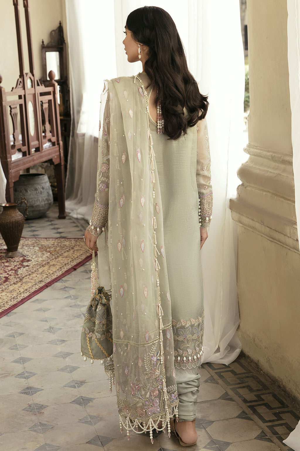 Dhoop Kinara By Afrozeh Embroidered Chiffon Collection