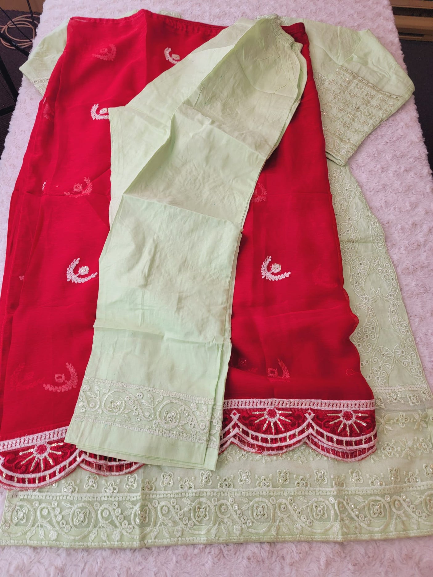 Pakistani Stitched Embroidery luxury lawn Dresses Ready To Ship