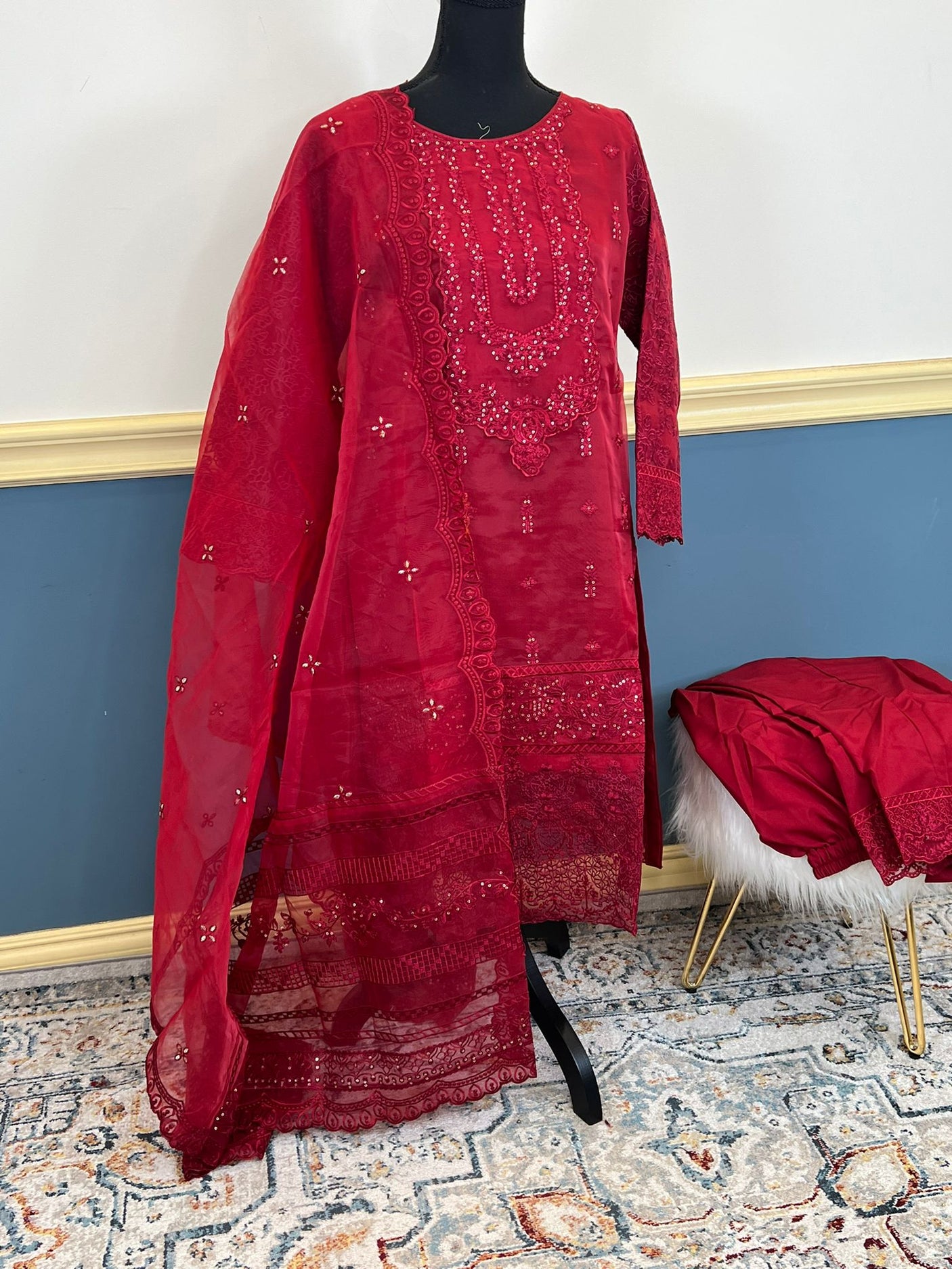 Pakistani Embroidered Party wear Ready To Ship