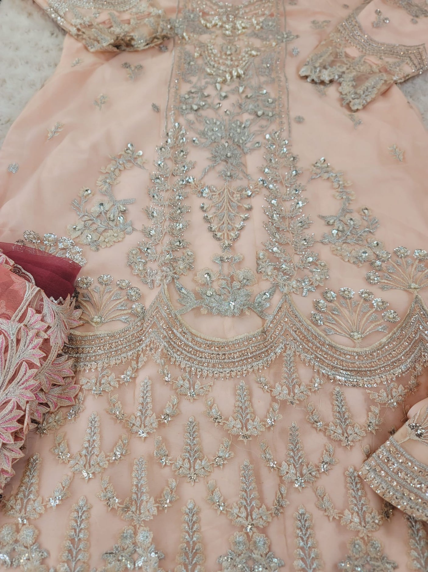 Pakistani Stitched Embroidery Party Wear Dresses Ready To Ship