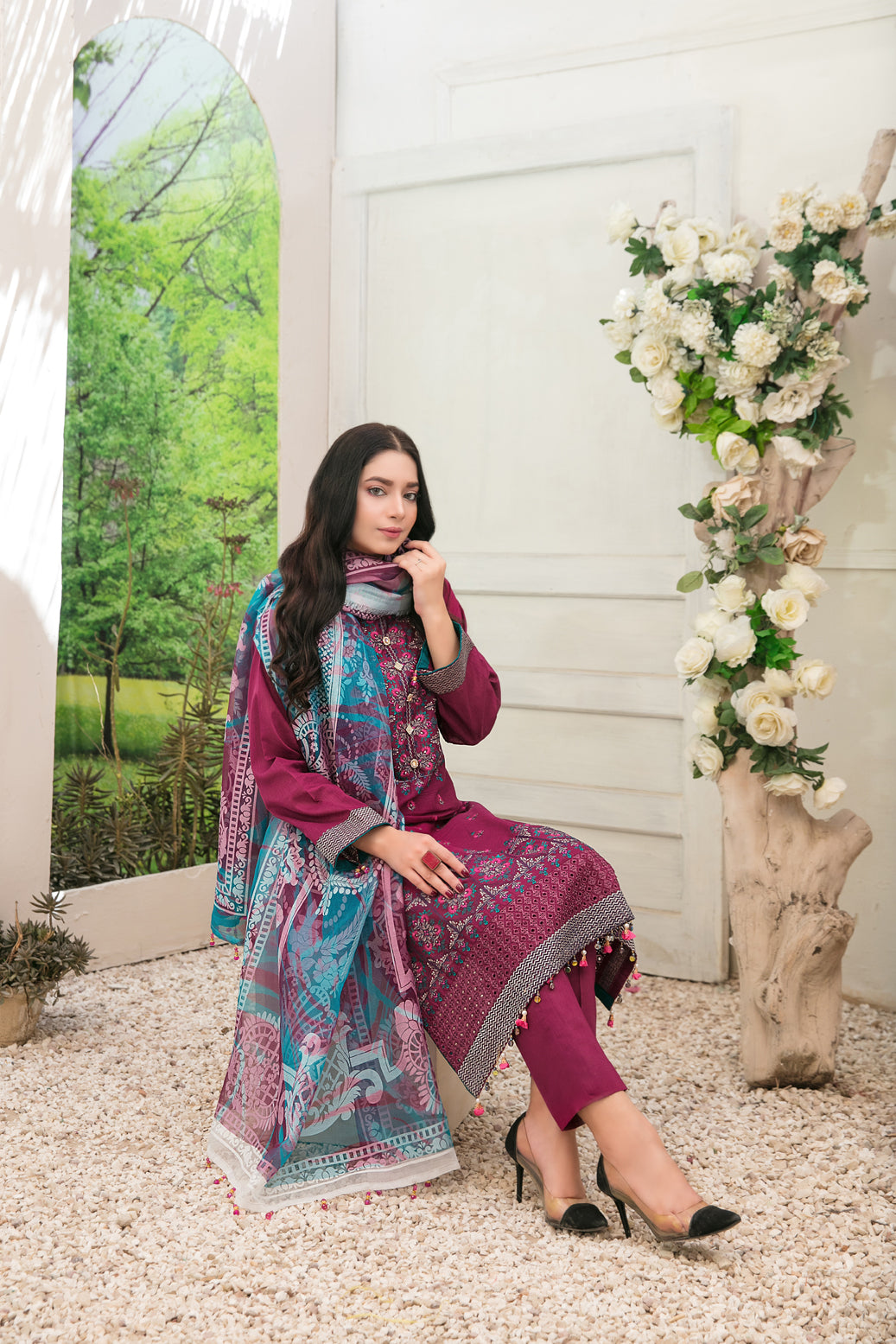 Aanchal by Tawakkal Collection 100% Original
