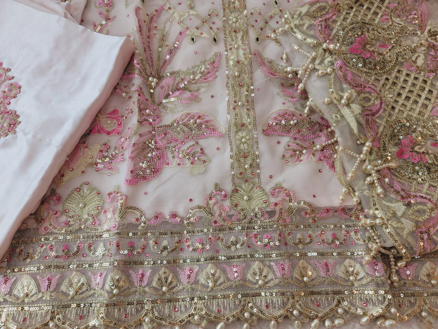 Pakistani Stitched Embroidery Party Wear Dresses Ready To Ship