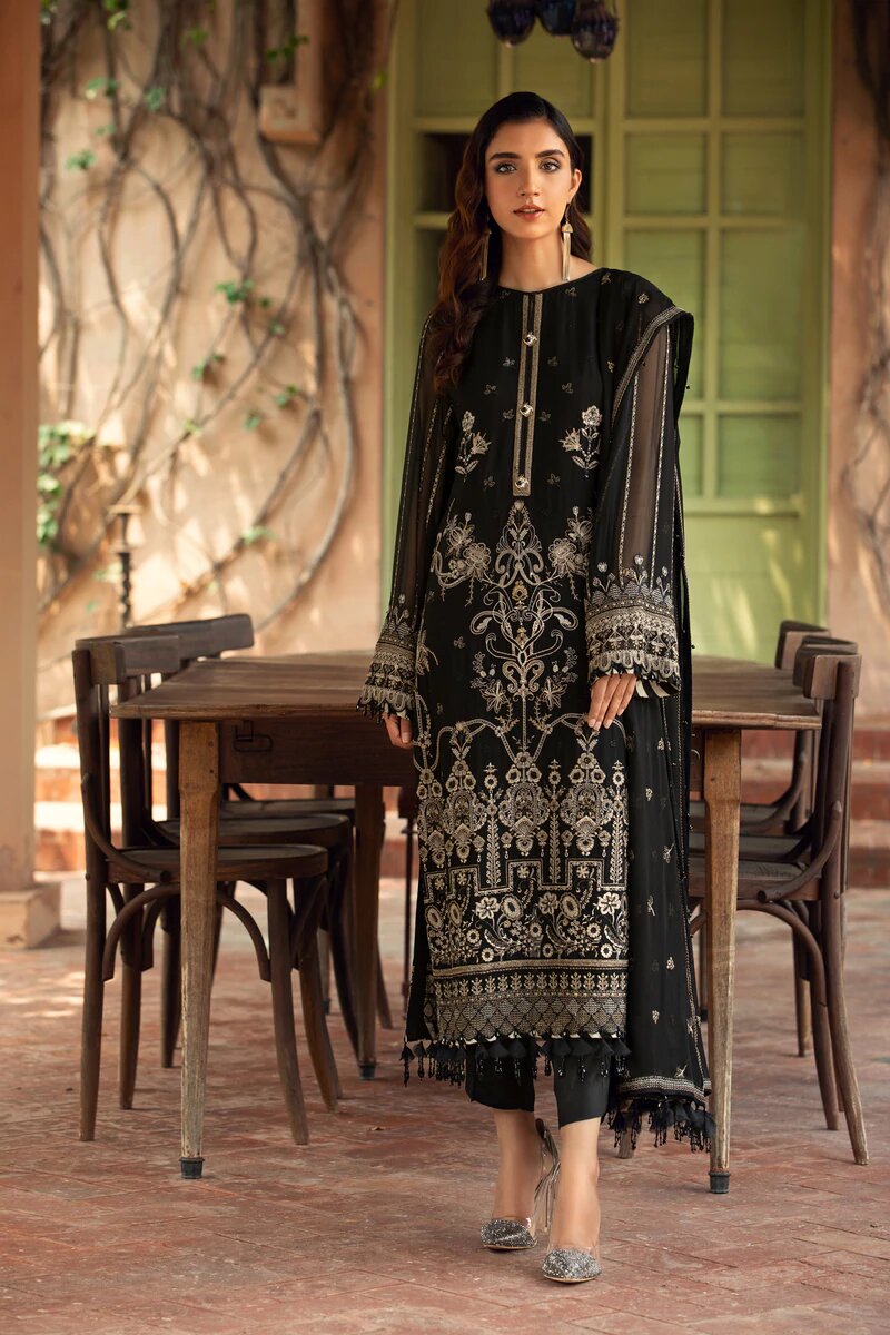 FARASHA EMBROIDERED CHIFFON COLLECTION-100% Original Guaranteed
