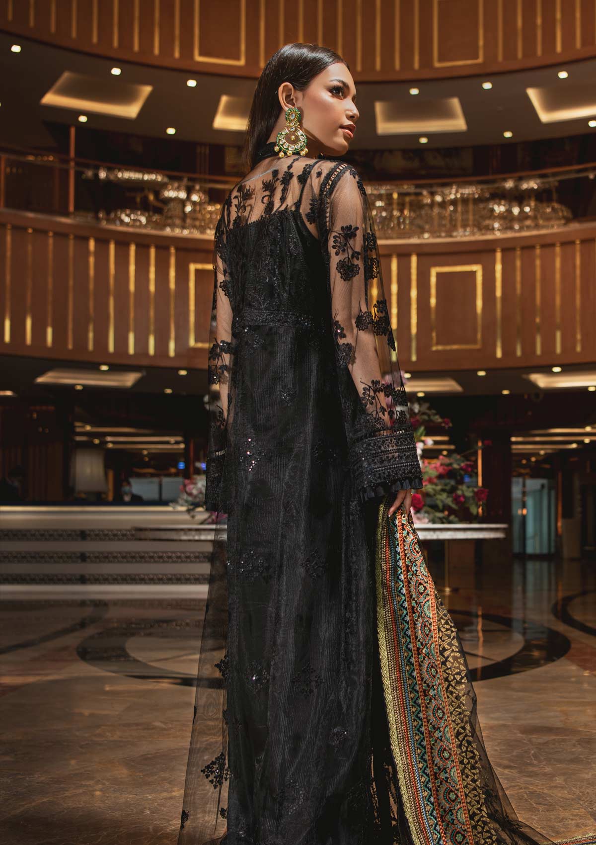 AIK Embroidered Chiffon Collection-100% Original Guaranteed