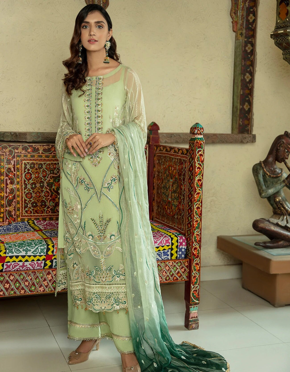 Le Festa by Emaan Adeel Chiffon Collection -100% Original Guaranteed