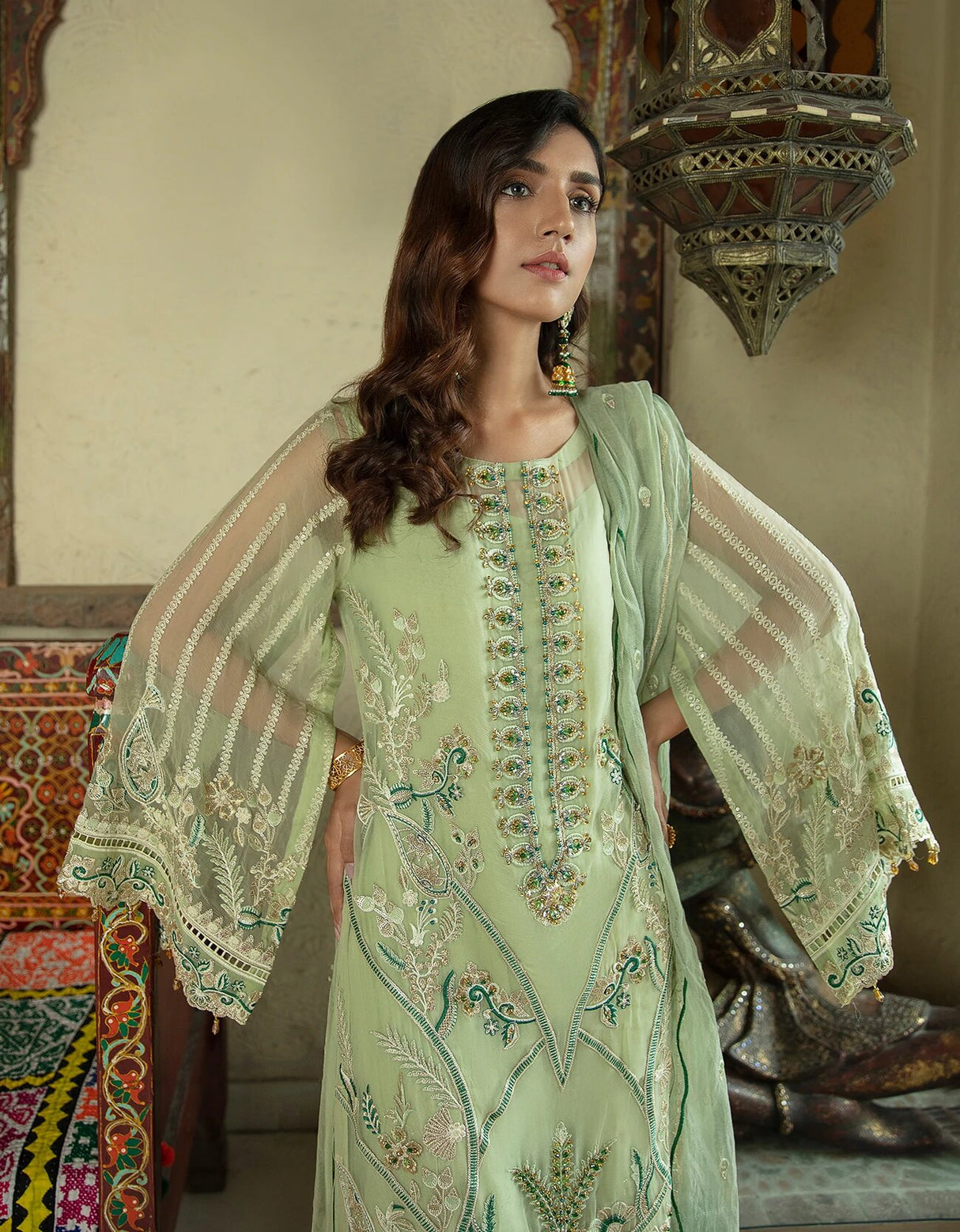 Le Festa by Emaan Adeel Chiffon Collection -100% Original Guaranteed