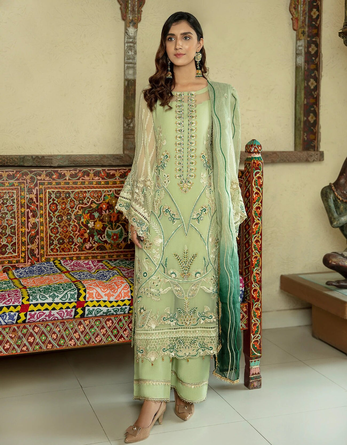 Le Festa by Emaan Adeel Chiffon Collection -100% Original Guaranteed
