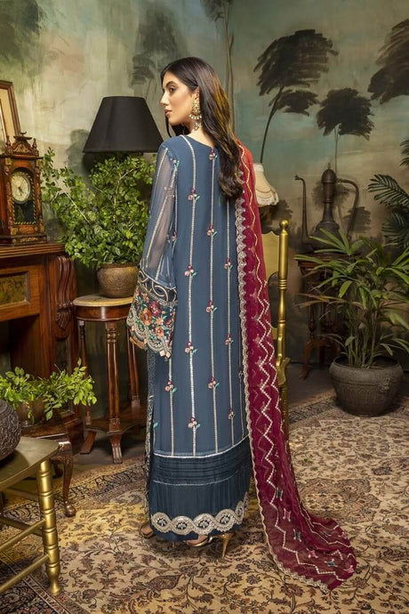 Adan Libas Guzarish Chikankari Luxury Chiffon Embroidered Collection-100% Original Guaranteed