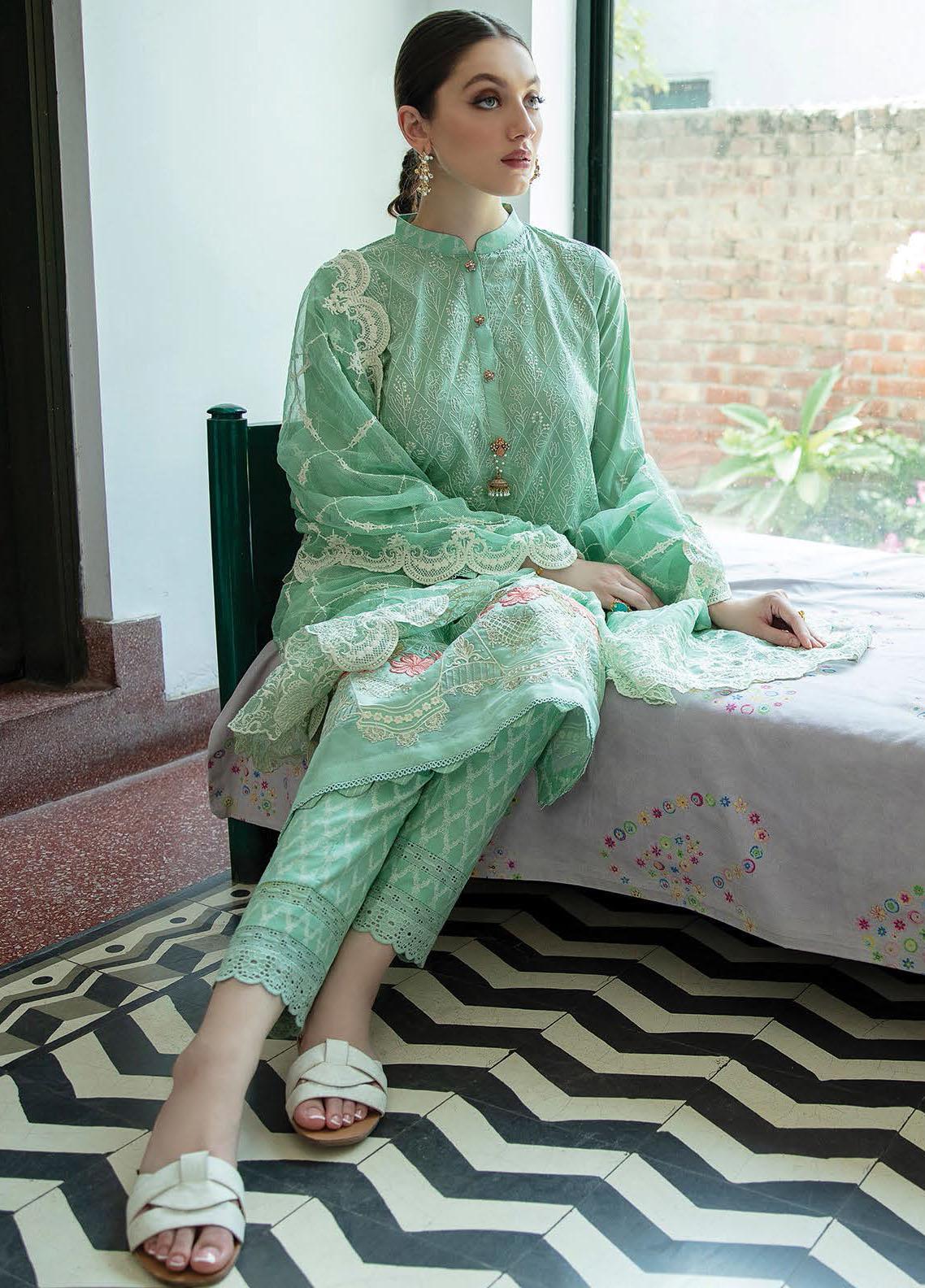 Aabyaan Embroidered Lawn Collection-100% Original Guaranteed