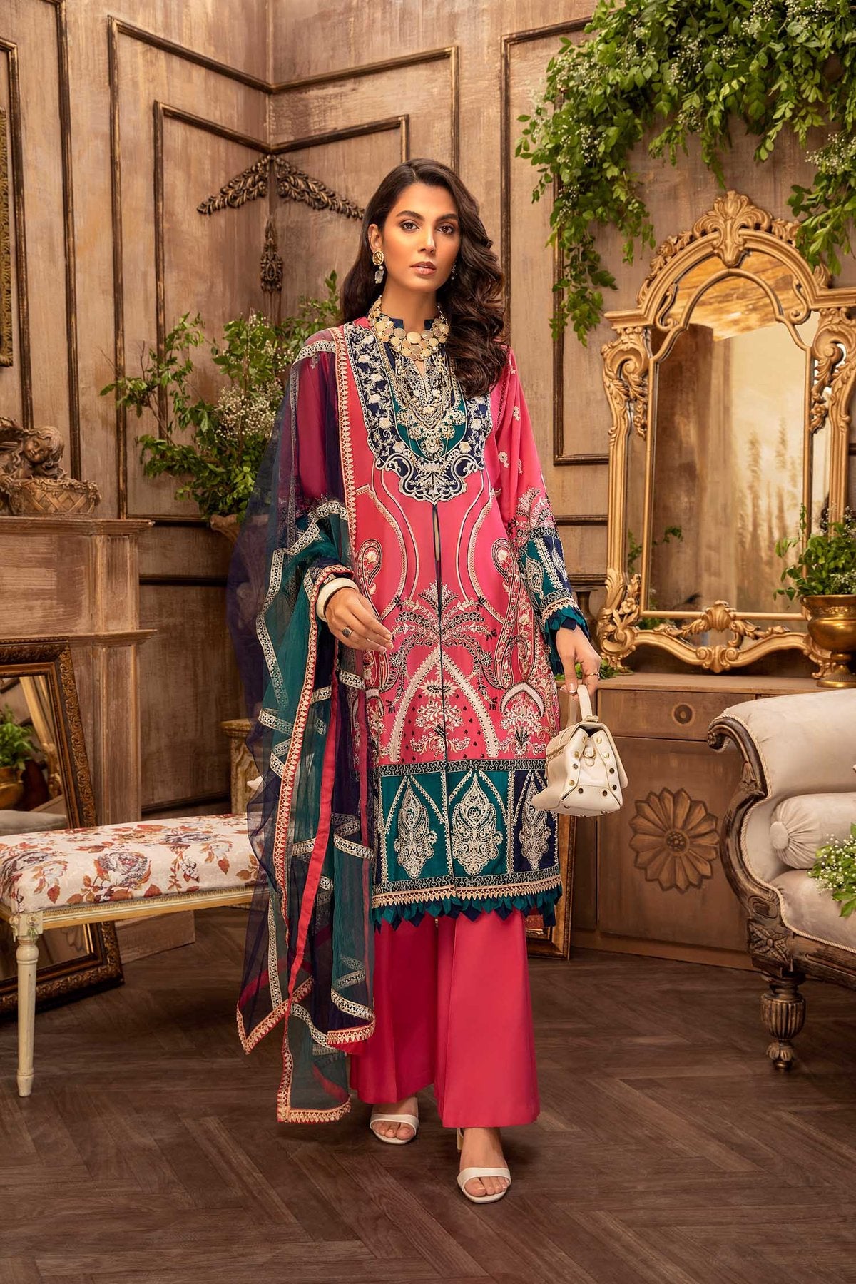 Majestic Premium Festivel Lawn Collection by Adan’s Libas-100% Original Guaranteed