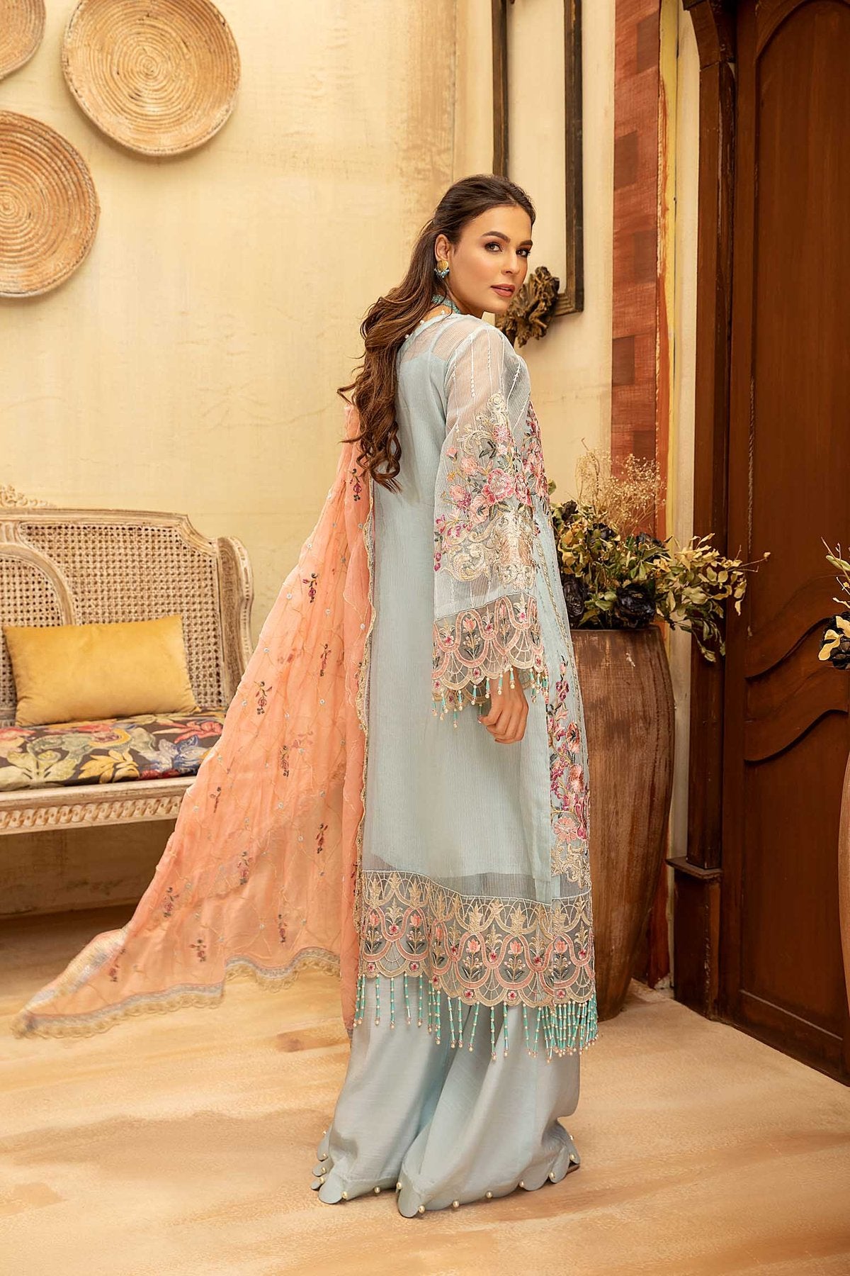 Lamore Organza Collection by Adan’s Libas Chiffon Collection 2021 -100% Original Guaranteed