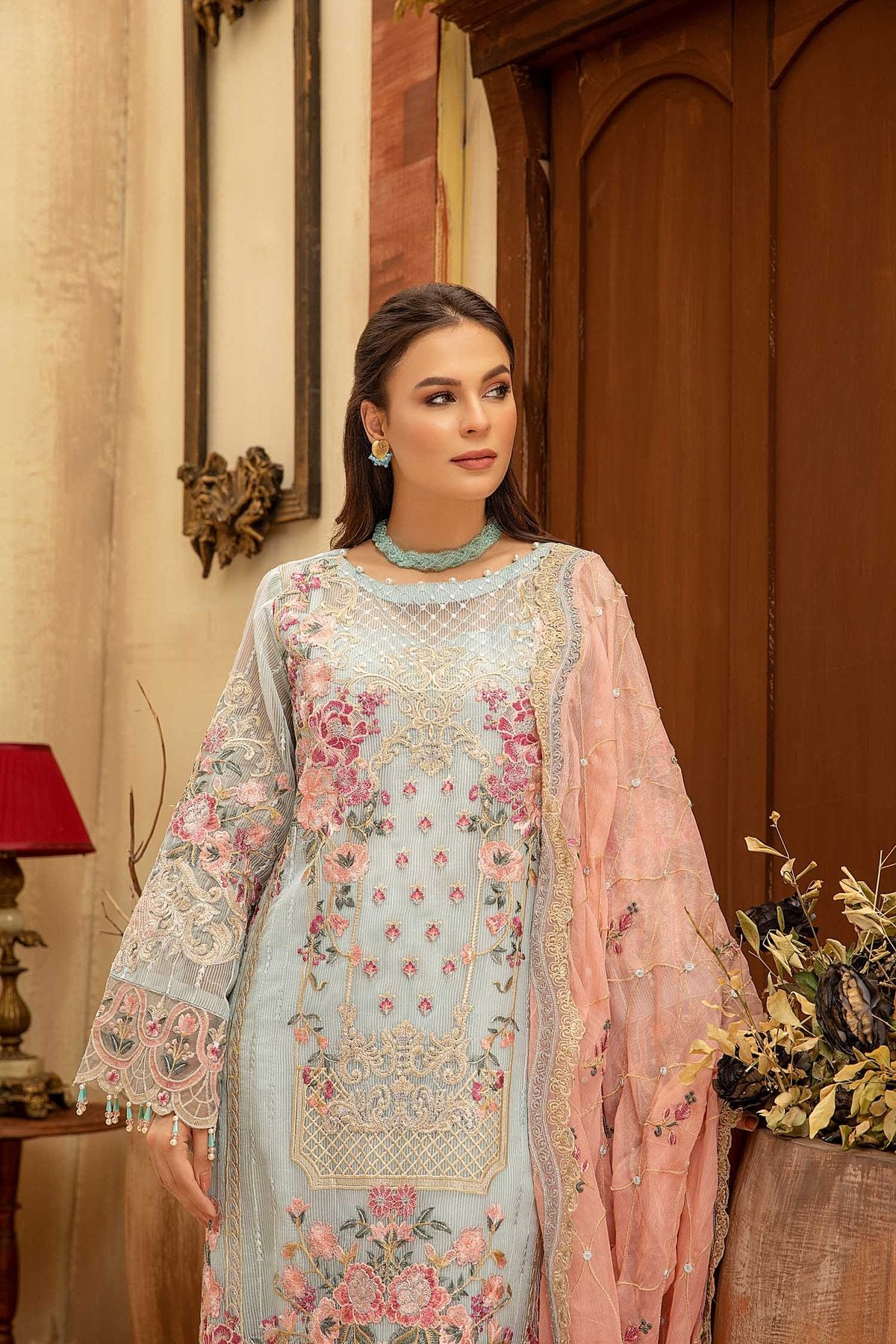 Lamore Organza Collection by Adan’s Libas Chiffon Collection 2021 -100% Original Guaranteed