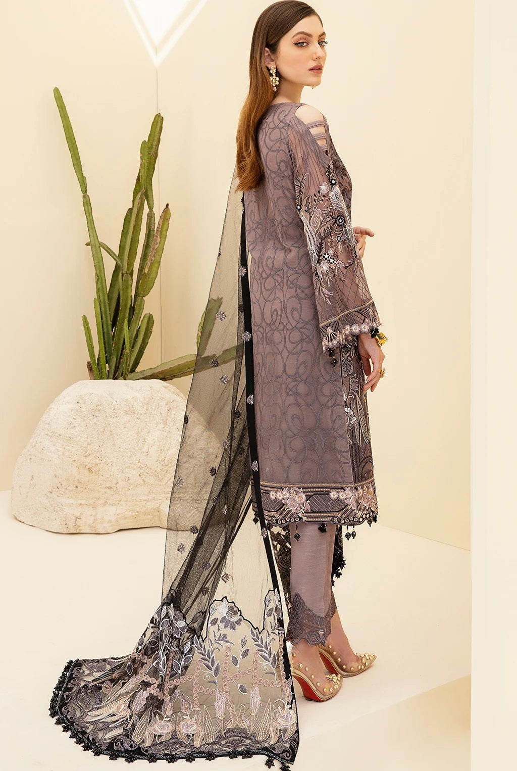 Rangoon By Ramsha Luxury Chiffon Embroidered Collection -100% Original Guaranteed