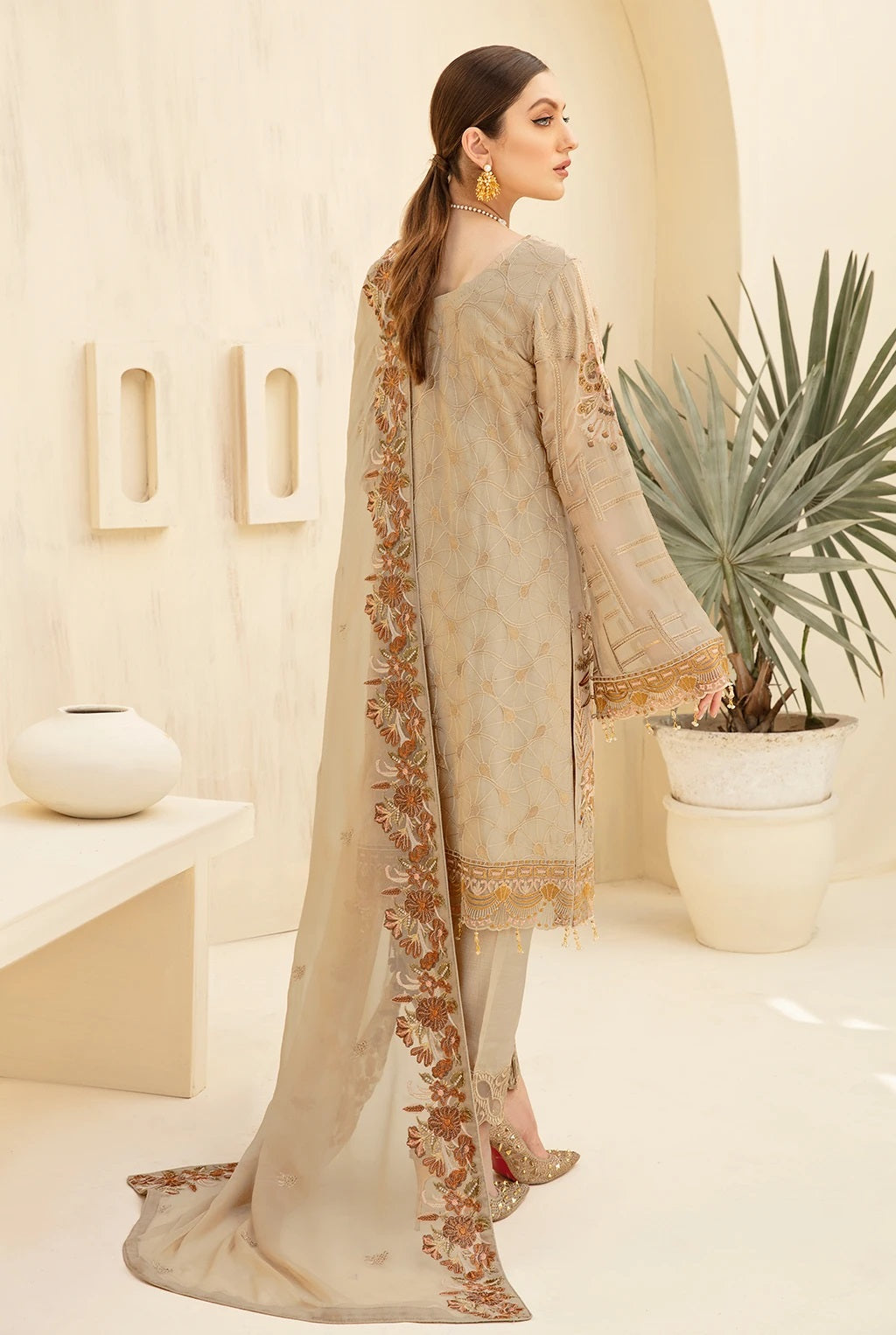 Rangoon By Ramsha Luxury Chiffon Embroidered Collection -100% Original Guaranteed