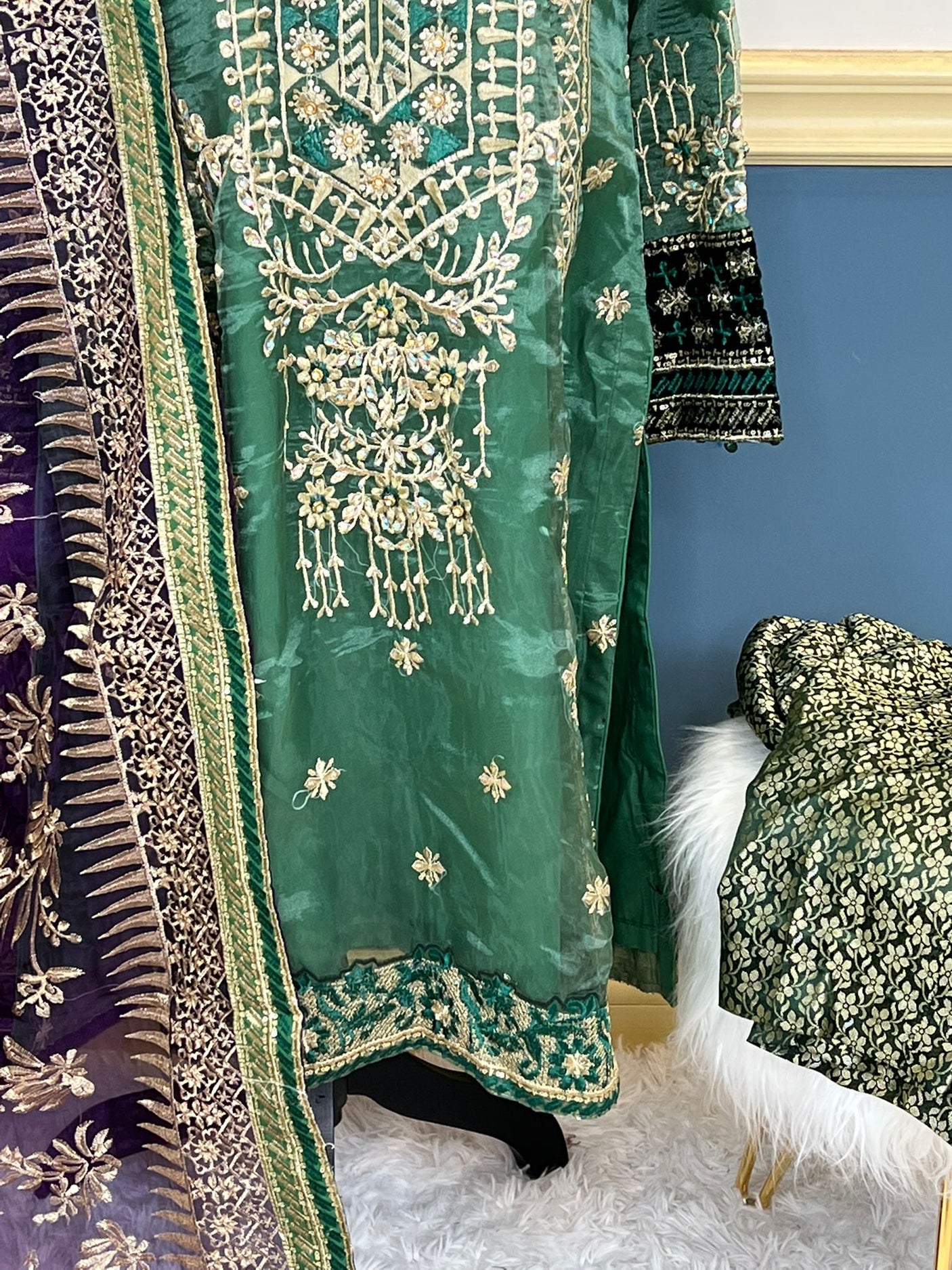 Pakistani Embroidered Party wear Ready To Ship