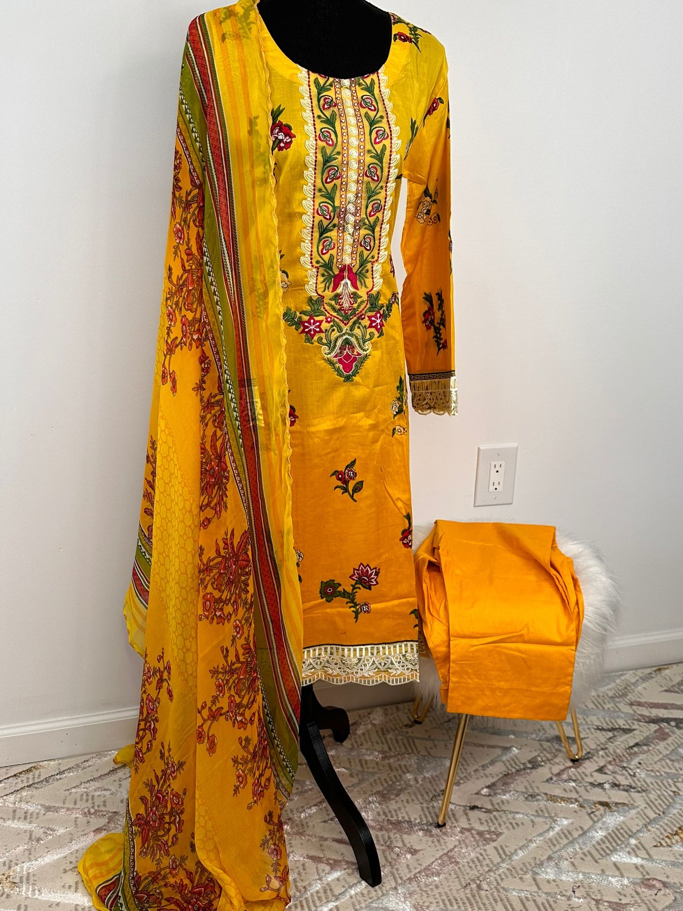 Pakistani Embroidered Lawn ready to ship
