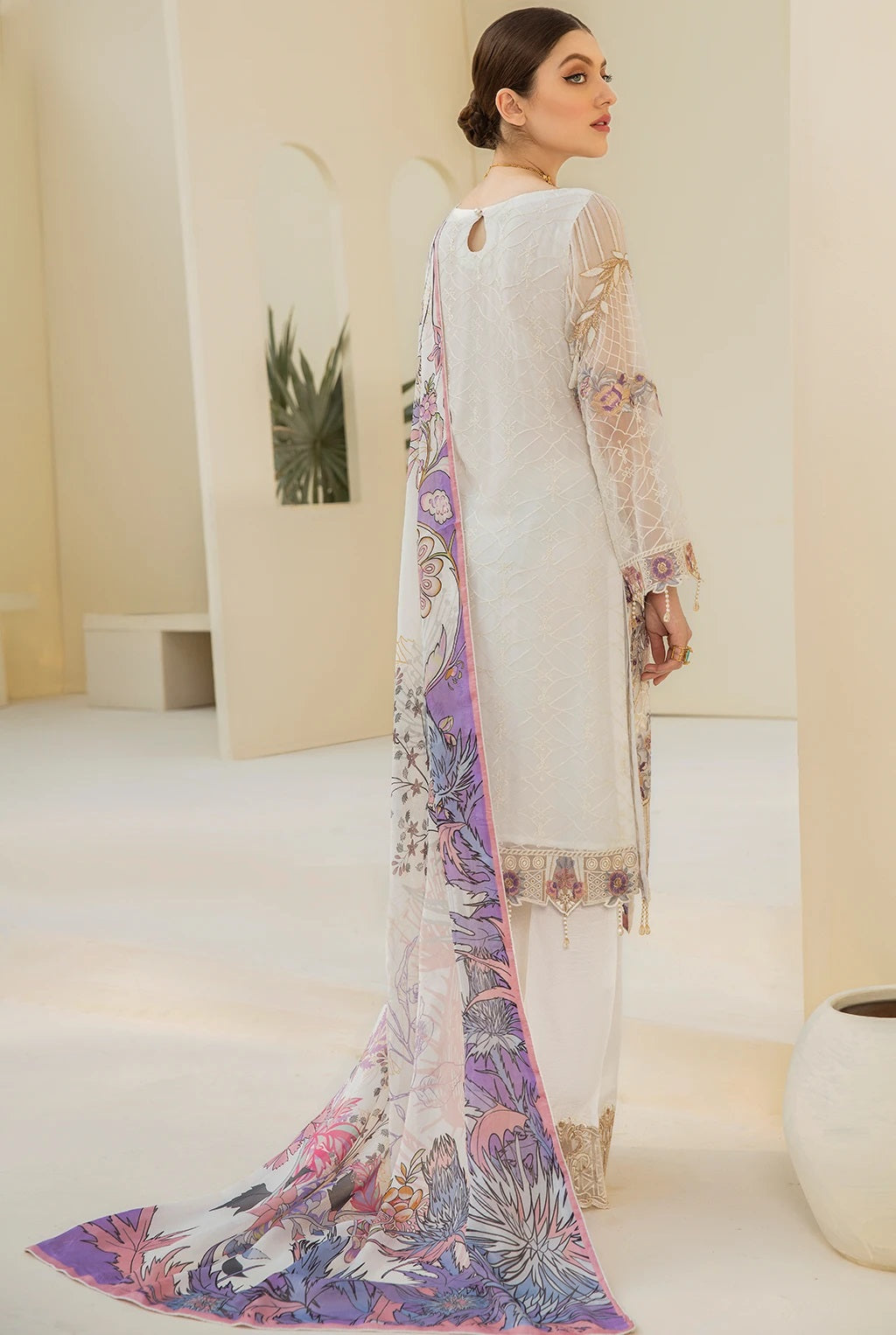 Rangoon By Ramsha Luxury Chiffon Embroidered Collection  -100% Original Guaranteed