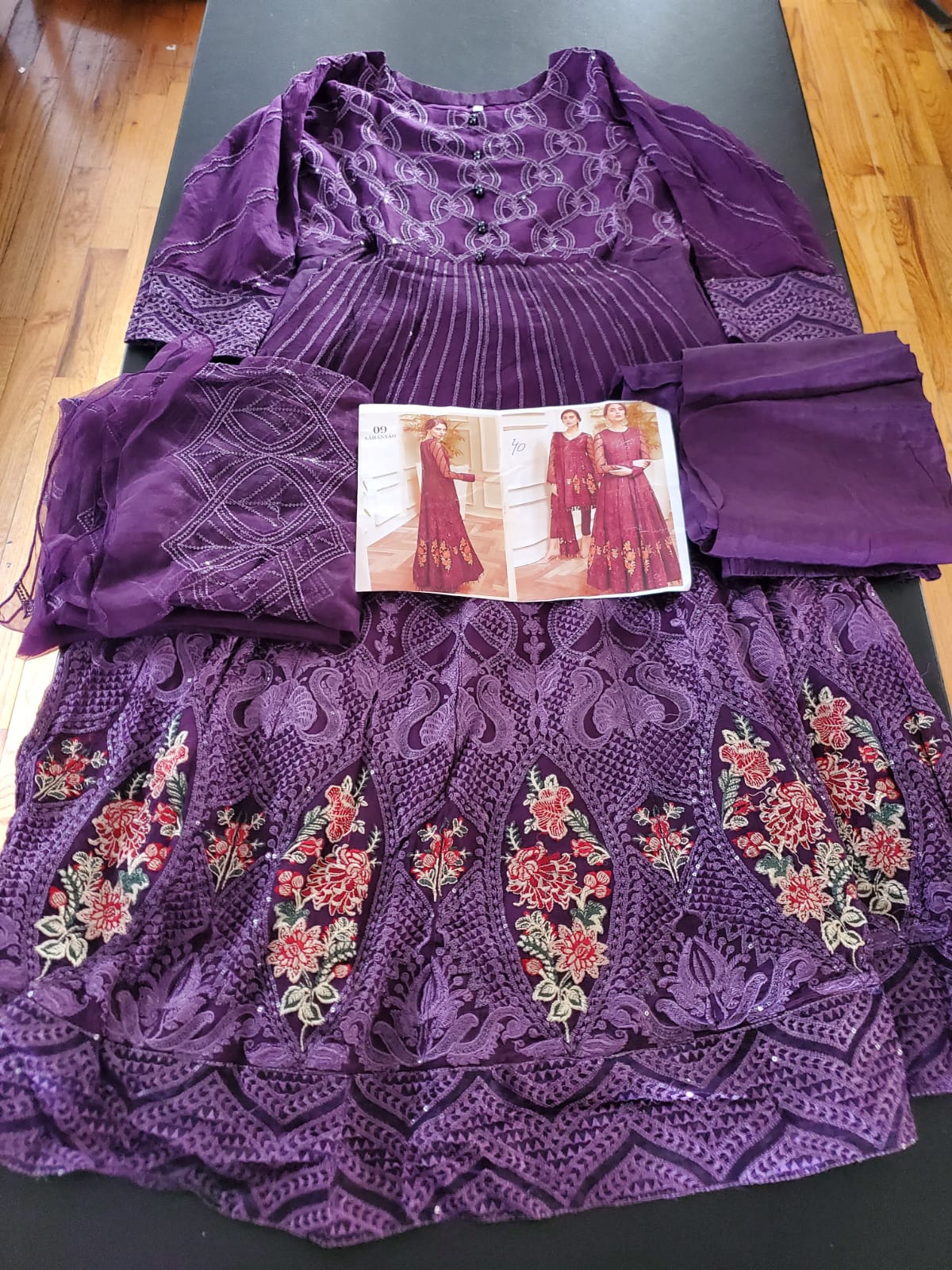 Pakistani Stitched Embroidery Party Wear Dresses Ready To Ship