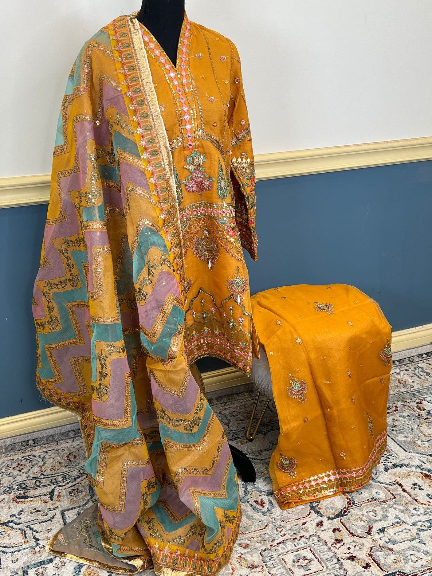 Pakistani Embroidered Party wear Ready To Ship