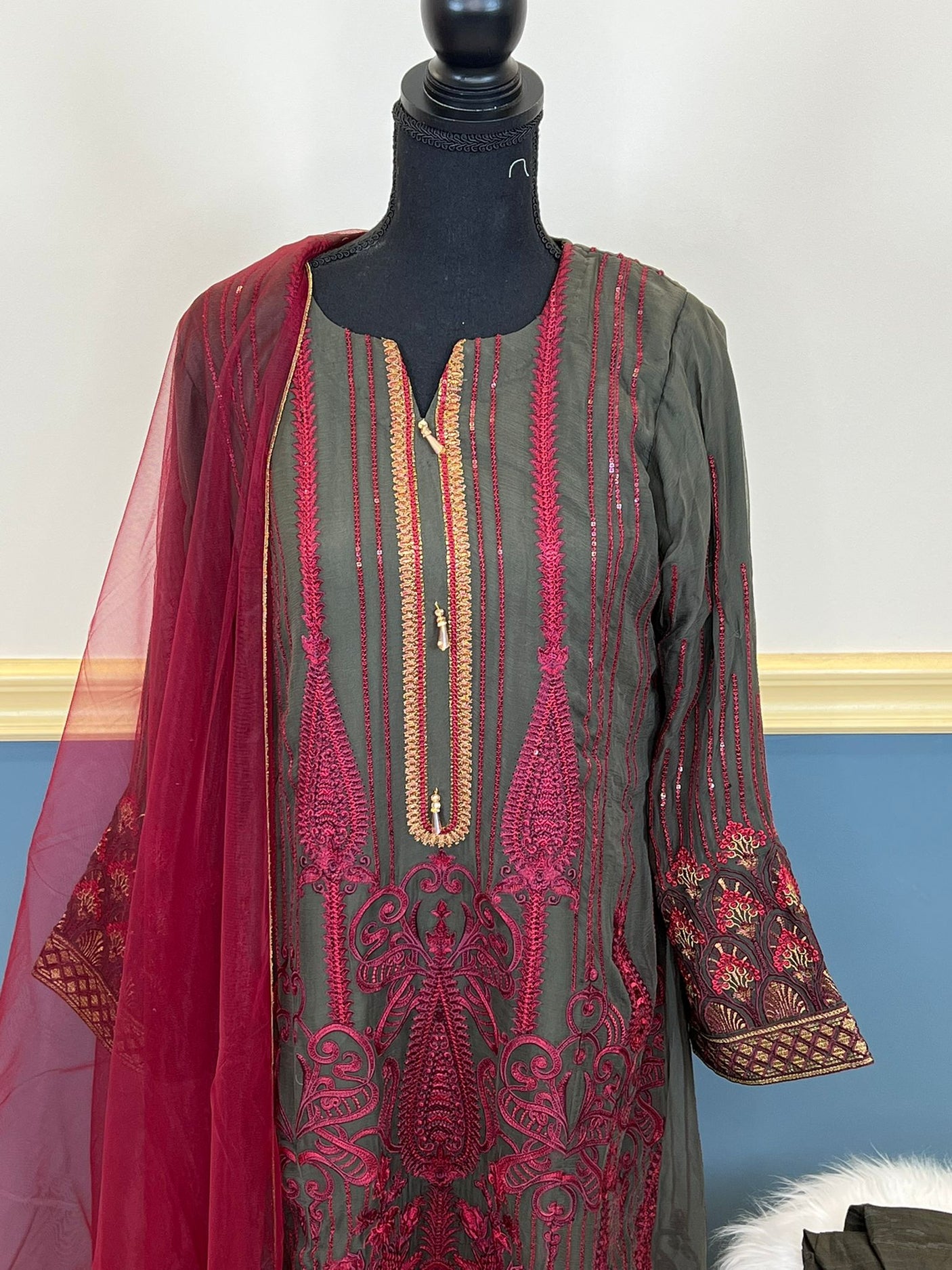 Pakistani Embroidered Party wear Ready To Ship