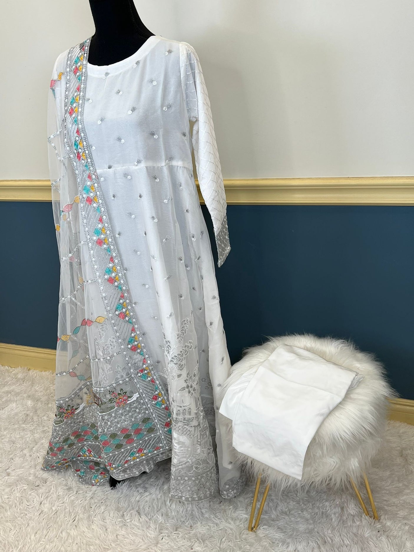 Pakistani Embroidered Party wear Ready To Ship