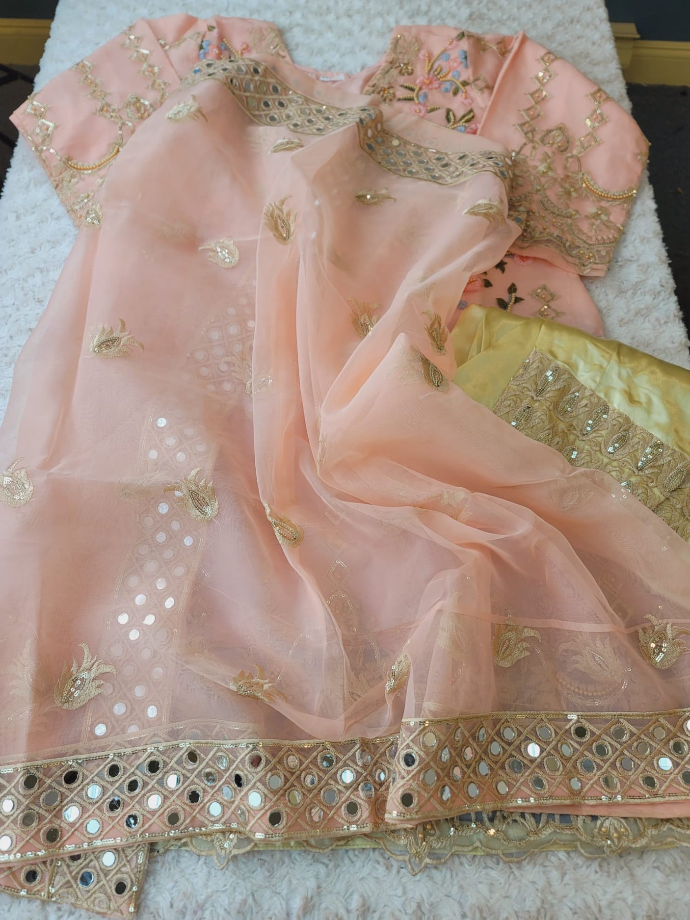 Pakistani Stitched Embroidery Party Wear Dresses Ready To Ship