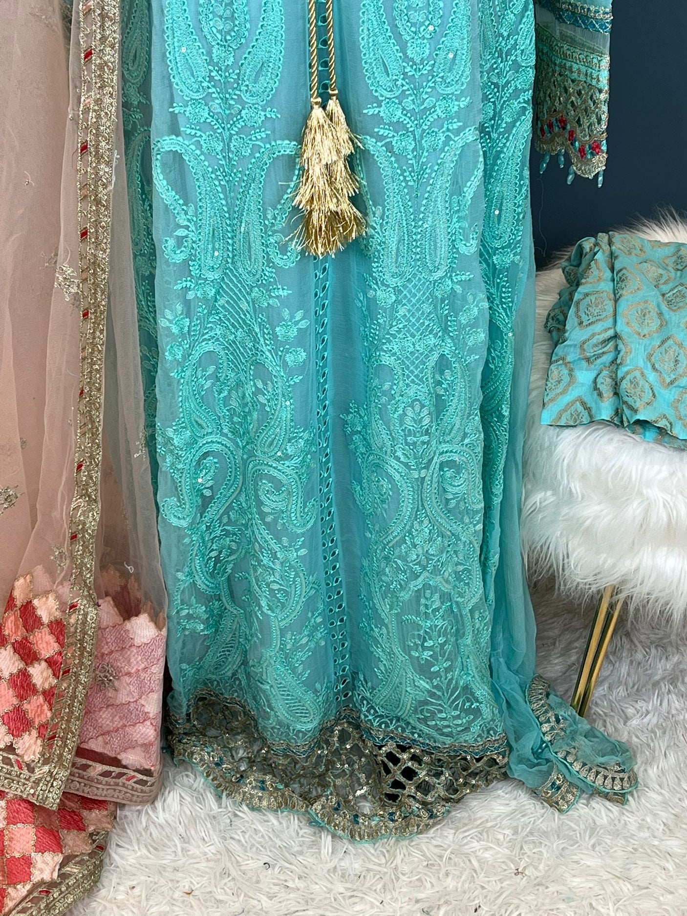 Pakistani Embroidered Party wear Ready To Ship