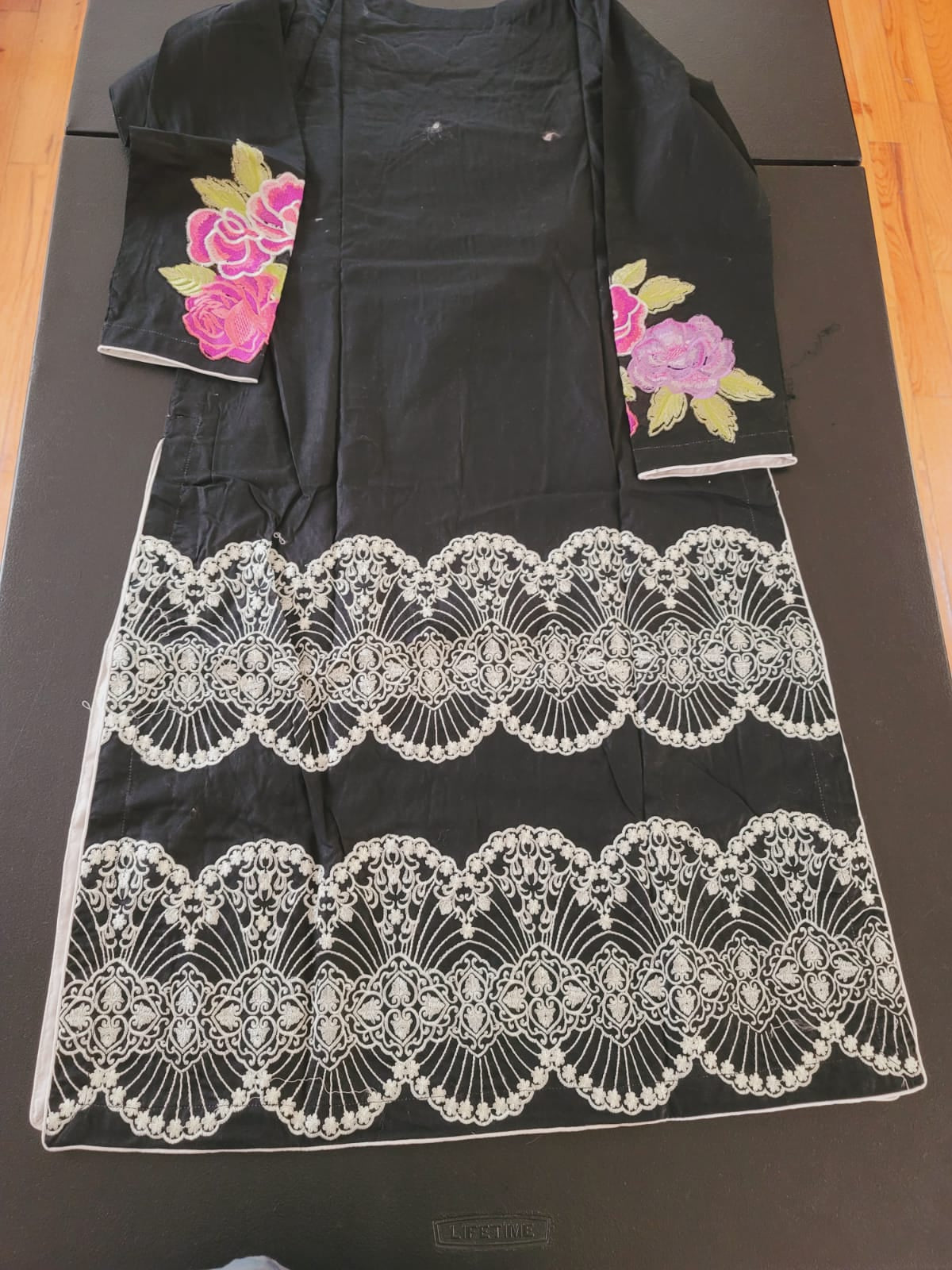 Pakistani Stitched Embroidery Lawn Suit Ready To Ship