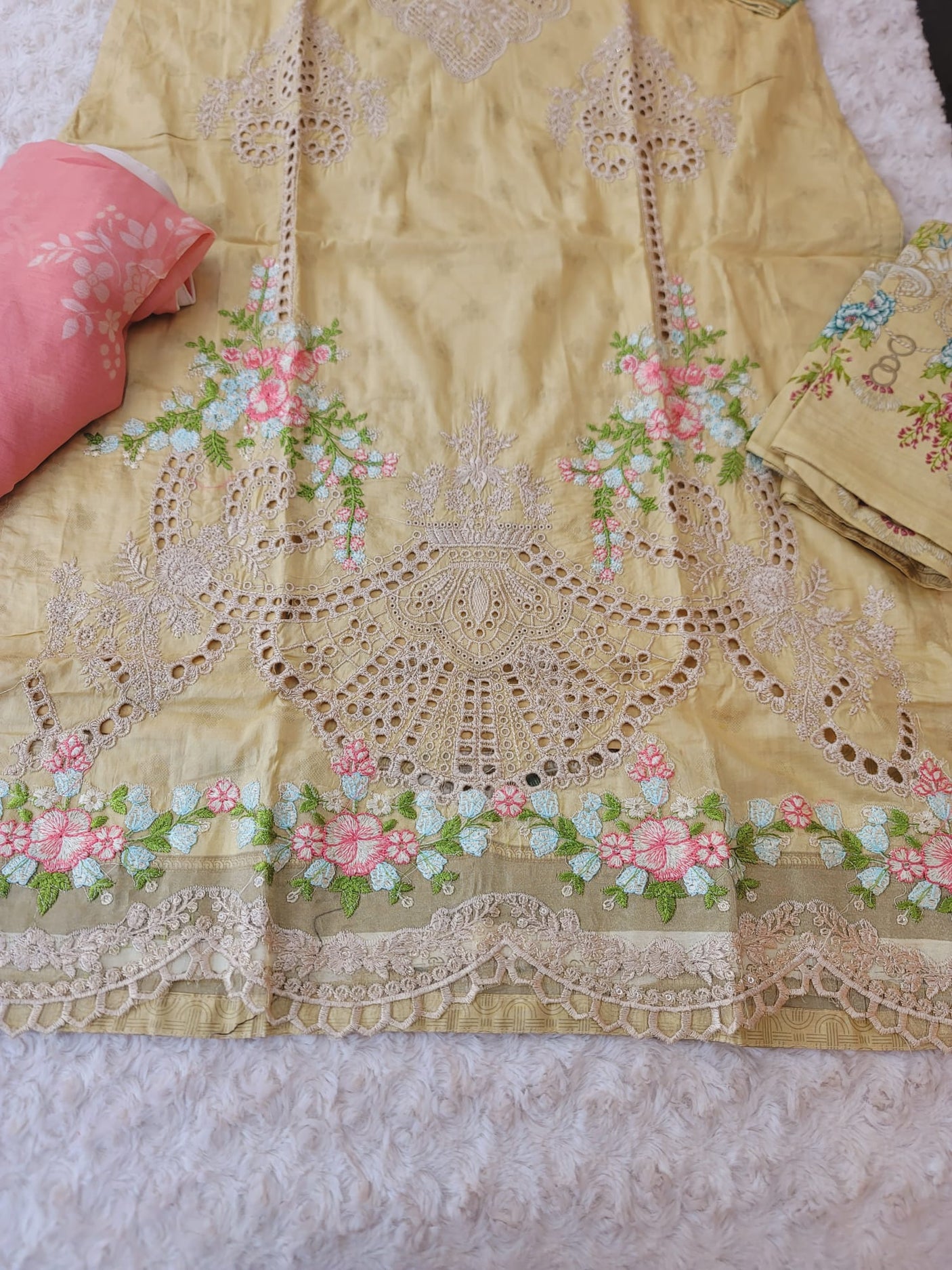 Pakistani Stitched Embroidered luxury lawn Dresses Ready To Ship