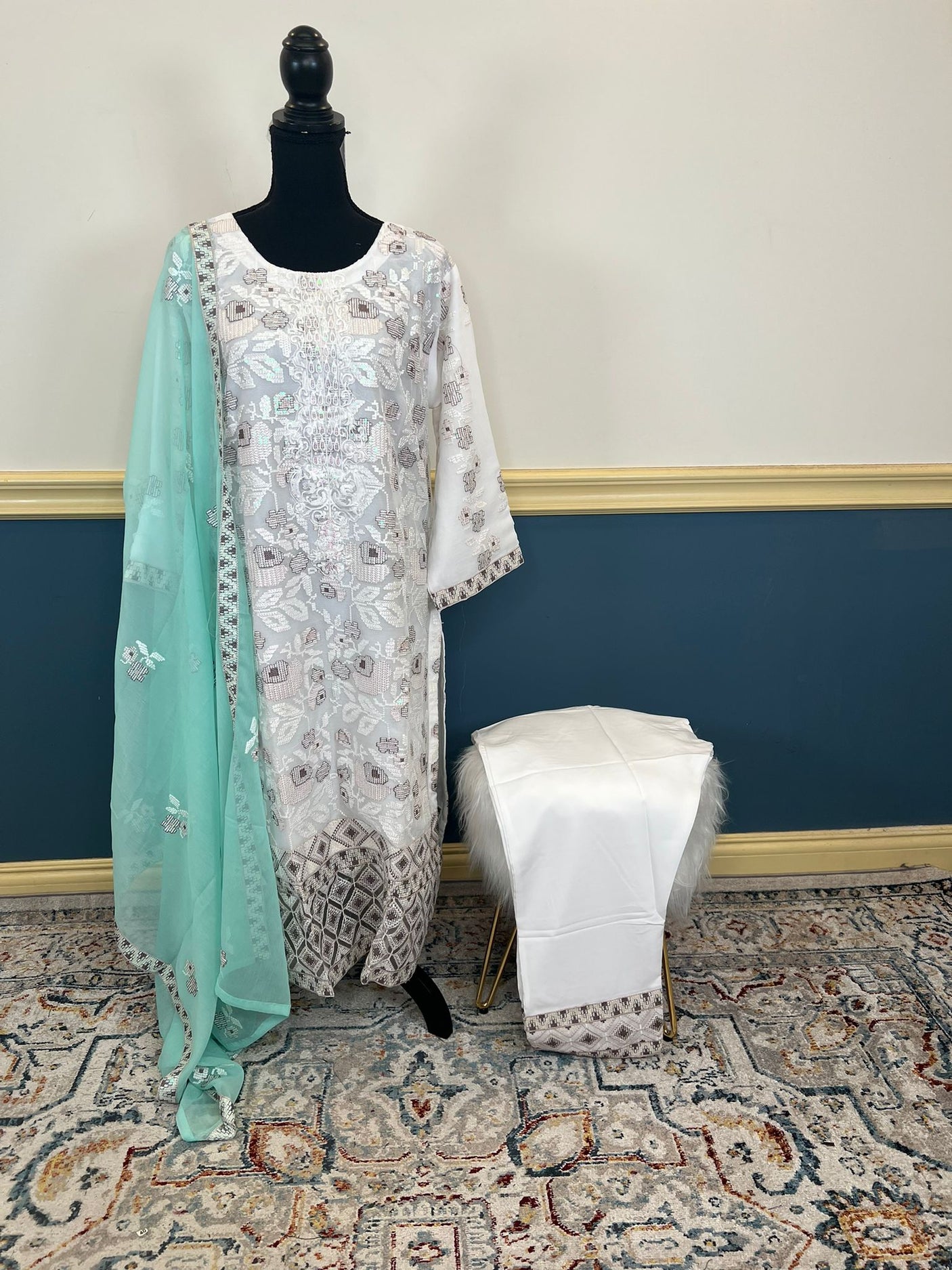 Pakistani Embroidered Party wear Ready To Ship